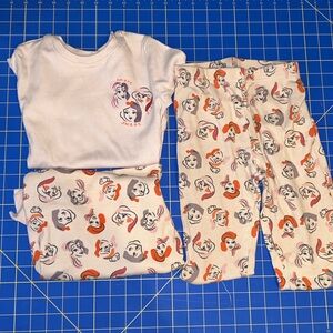 Girl’s Disney Princess Pajama 3 Piece Set